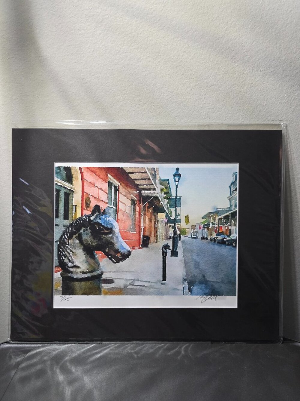 14x11 New Orleans Horse Head Hitching Post
